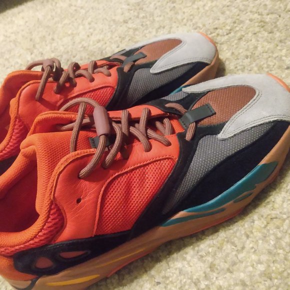 Adidas Yeezy 700 Boost Wave Runner, Red, Size 12
